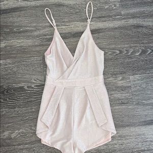 Sparkly Pink Romper